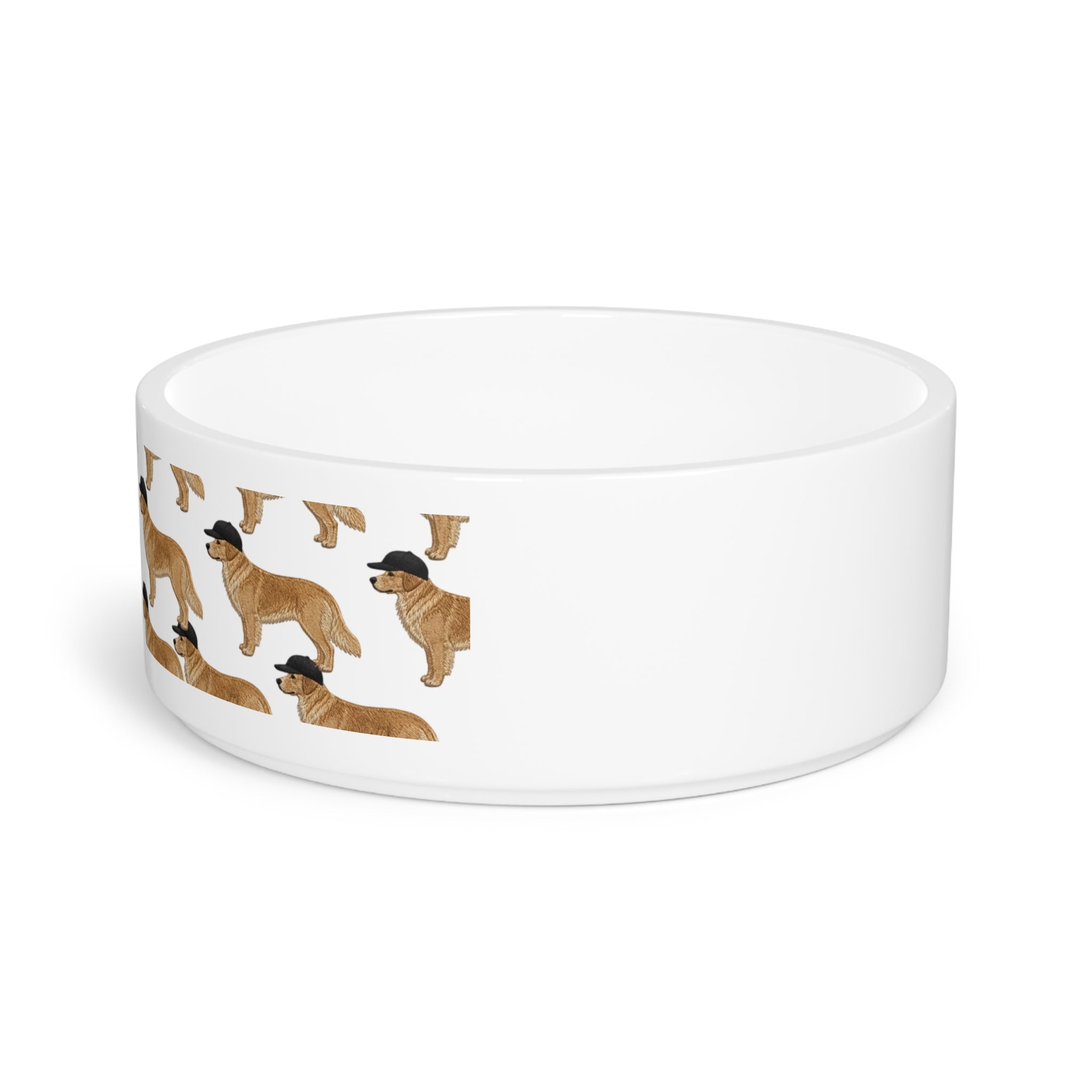 Dog Pattern Ceramic Pet Bowl