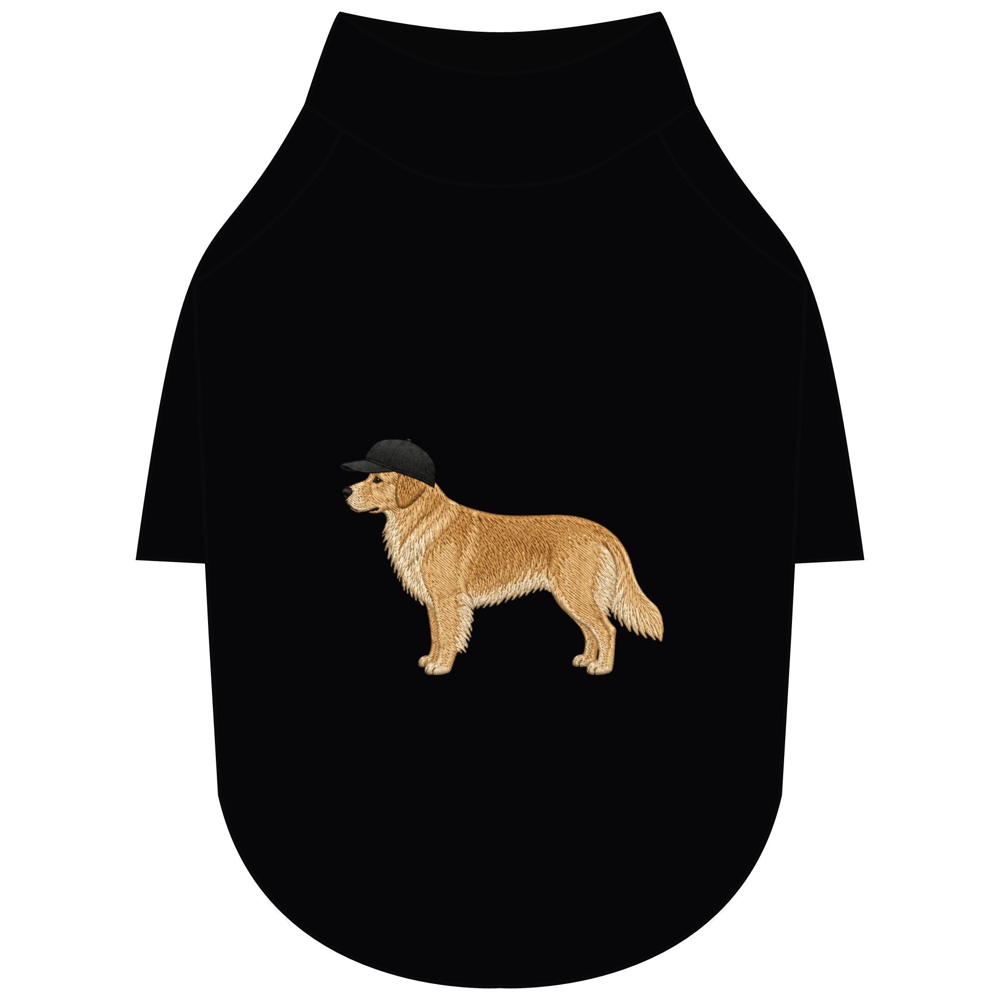 Baseball Cap Dog T-Shirt | Dog Clothes for Small & Large Breeds
