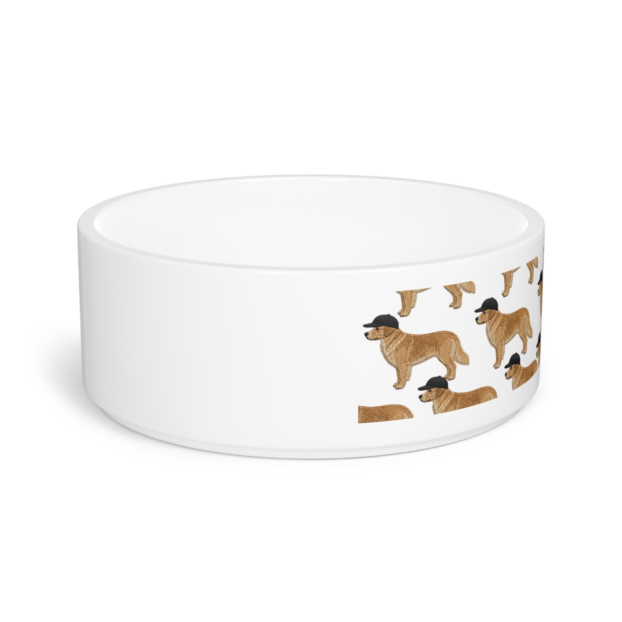 Dog Pattern Ceramic Pet Bowl