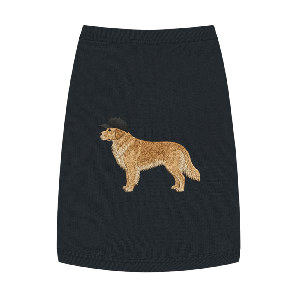 Pet Tank Top — Dog Shirt with Hat Graphic