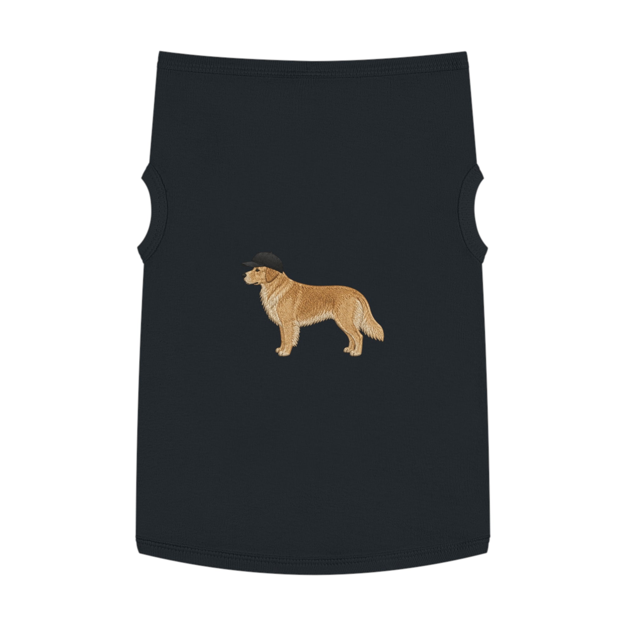 Pet Tank Top — Dog Shirt with Hat Graphic