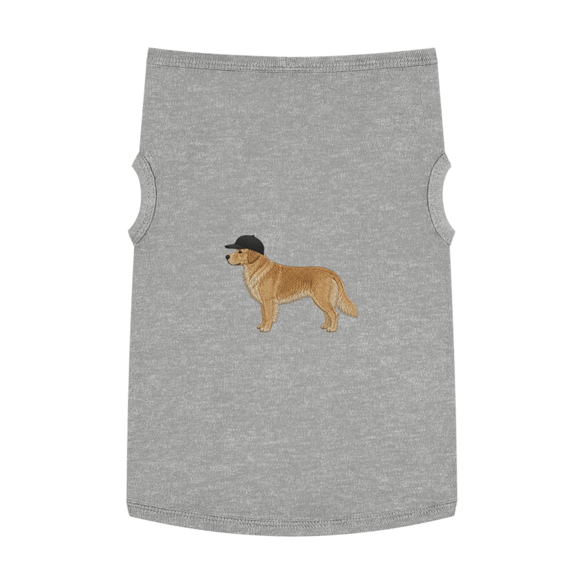 Pet Tank Top — Dog Shirt with Hat Graphic