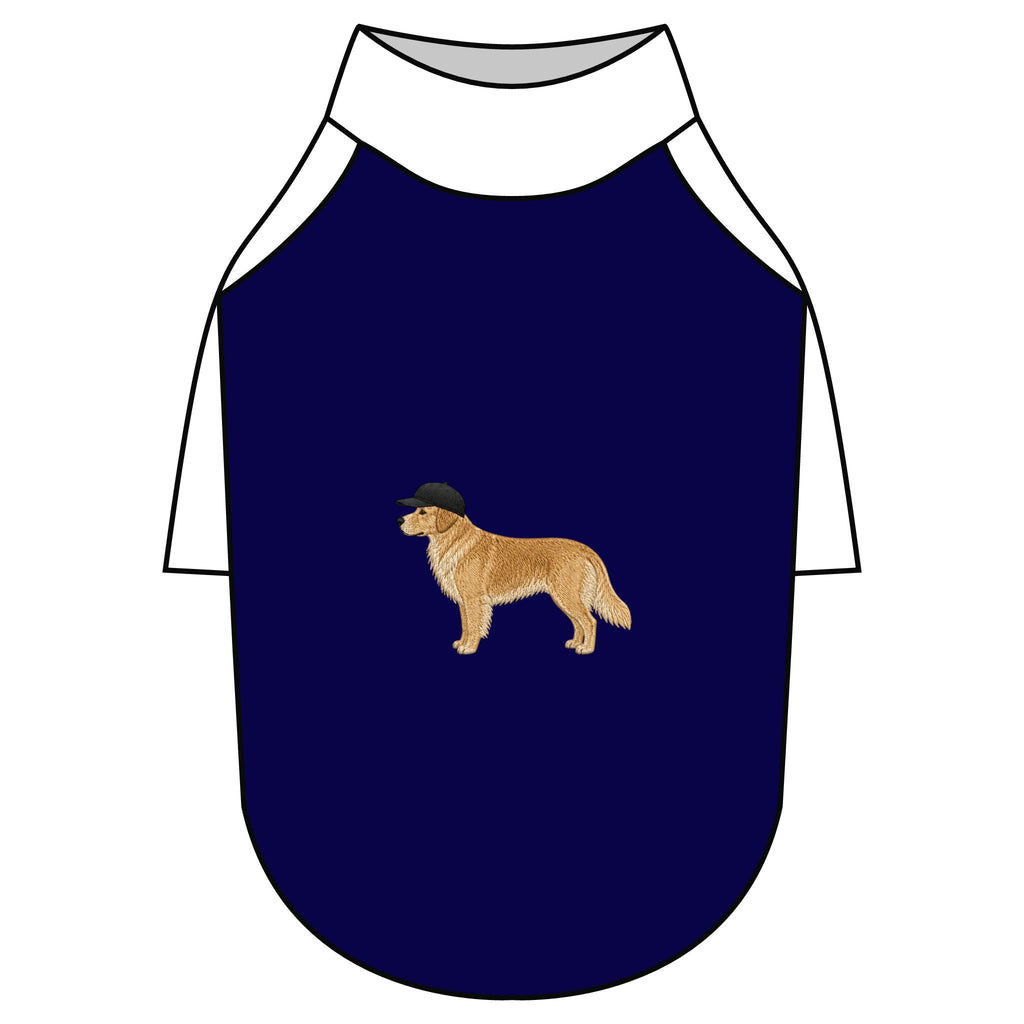 Baseball Cap Dog T-Shirt | Dog Clothes for Small & Large Breeds