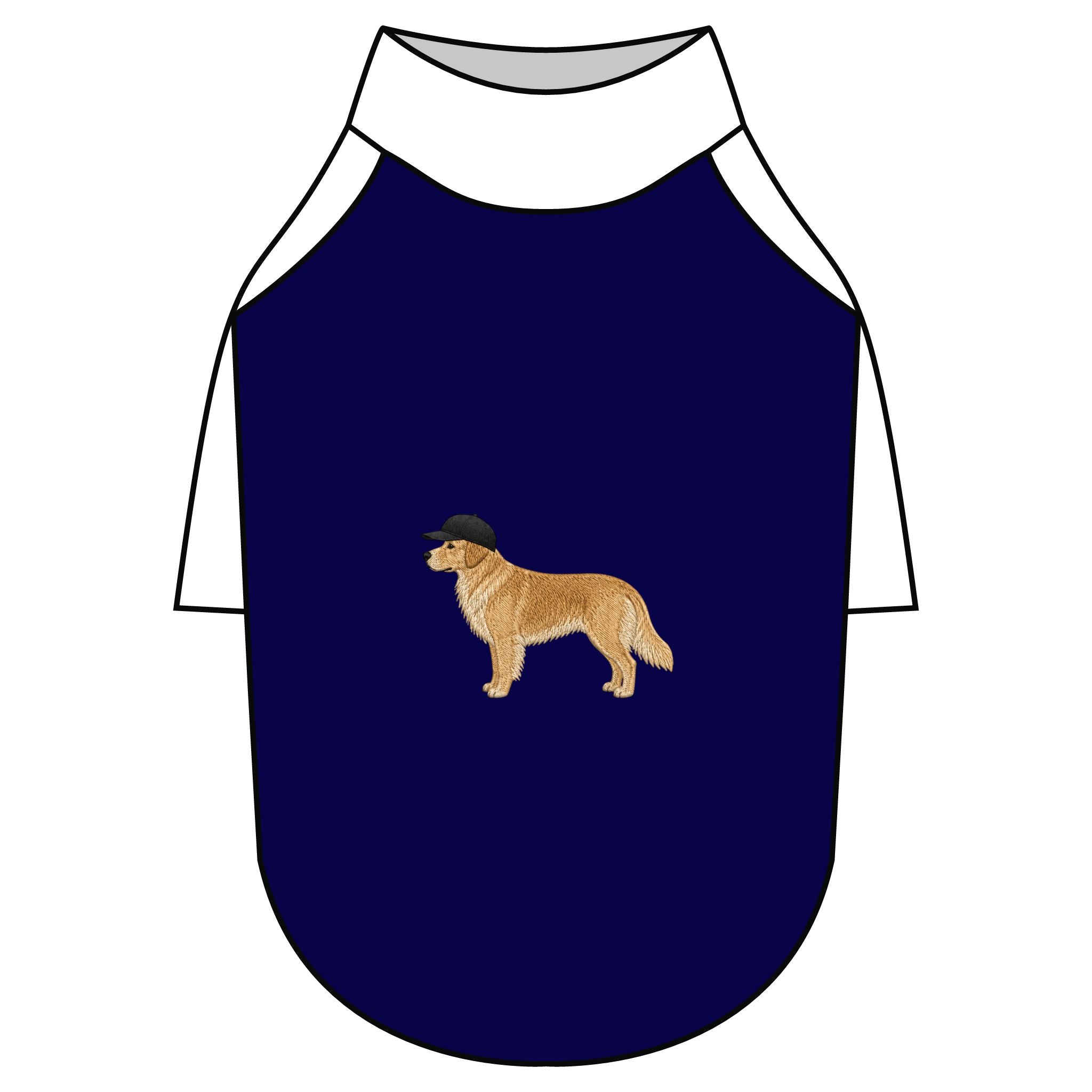 Baseball Cap Dog T-Shirt | Dog Clothes for Small & Large Breeds