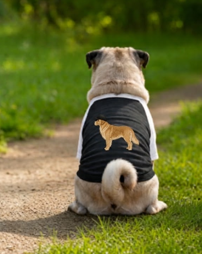 Baseball Cap Dog T-Shirt | Dog Clothes for Small & Large Breeds