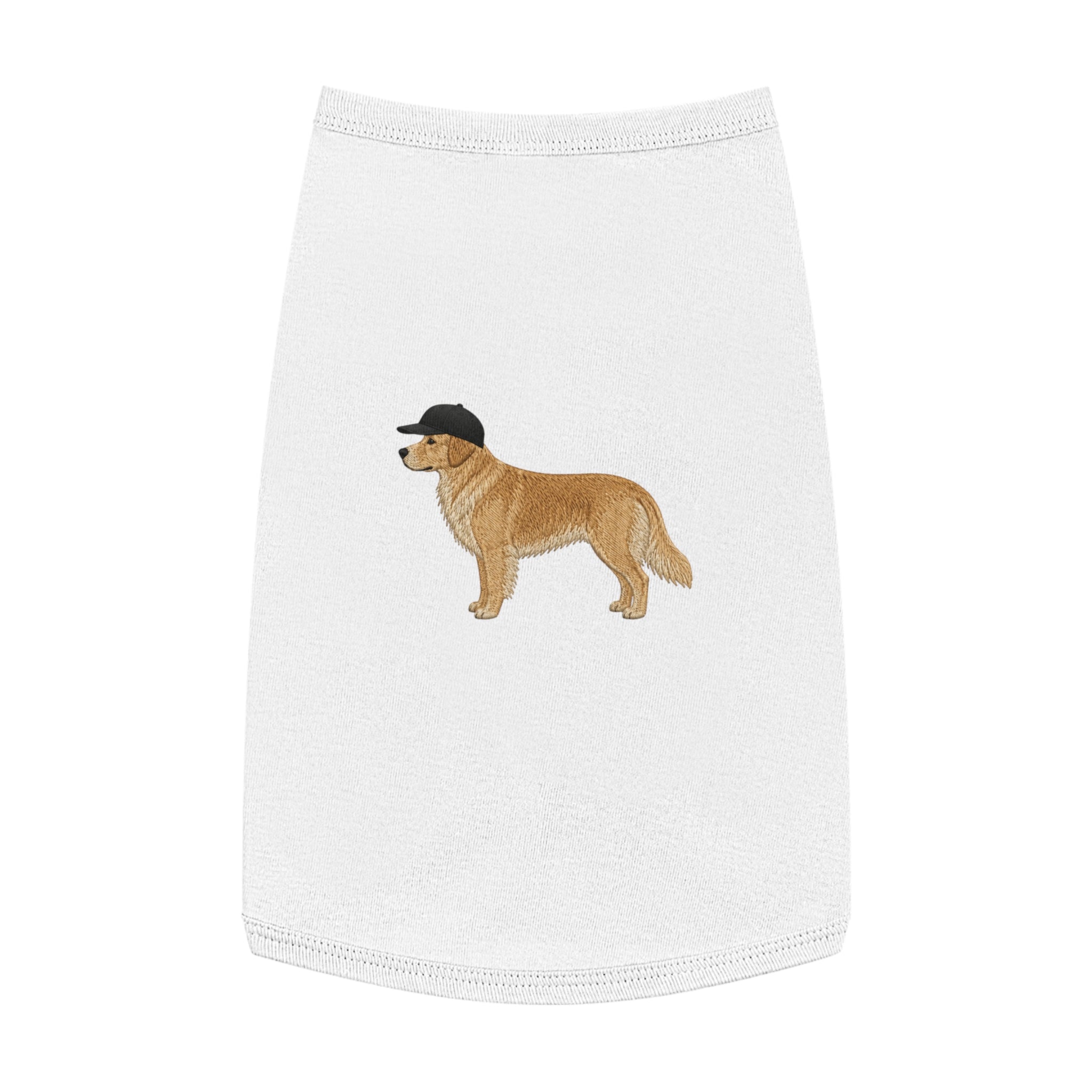 Pet Tank Top — Dog Shirt with Hat Graphic