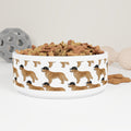 Dog Pattern Ceramic Pet Bowl