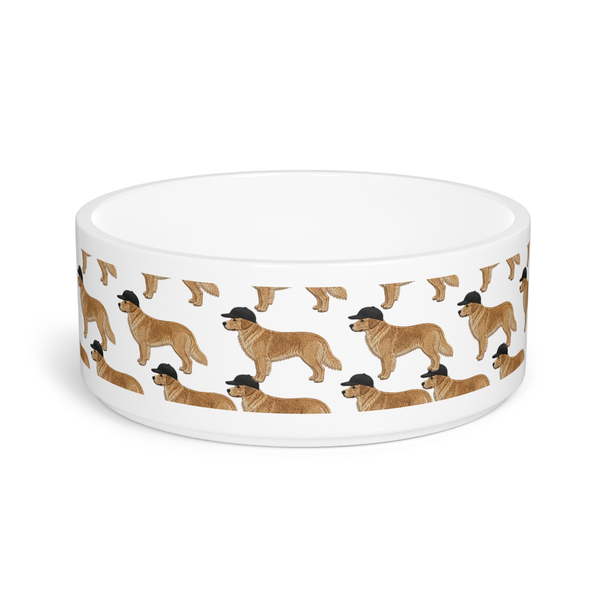 Dog Pattern Ceramic Pet Bowl