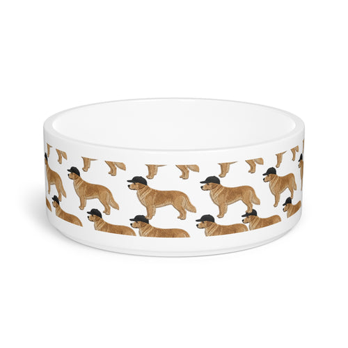 Dog Pattern Ceramic Pet Bowl