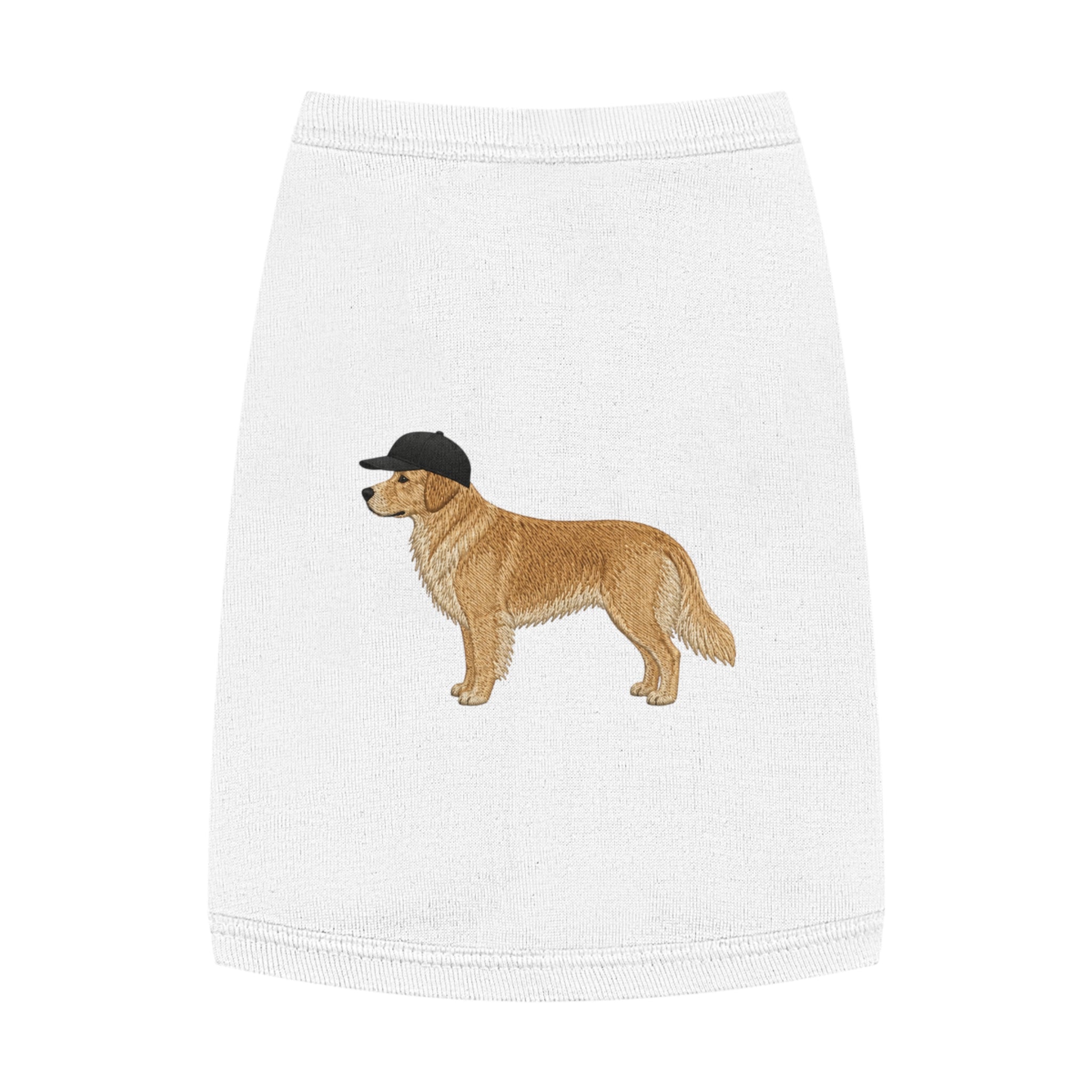 Pet Tank Top — Dog Shirt with Hat Graphic
