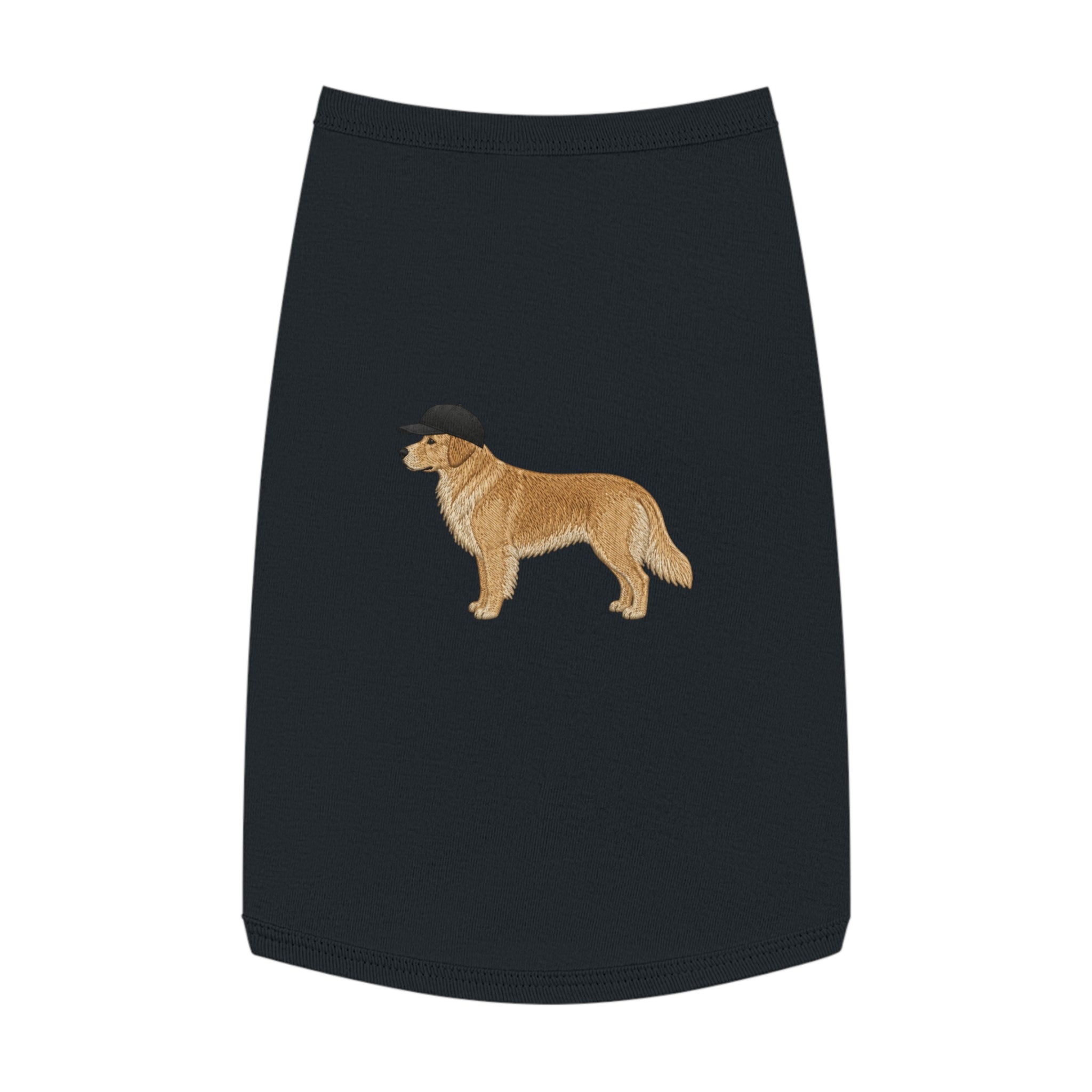 Pet Tank Top — Dog Shirt with Hat Graphic